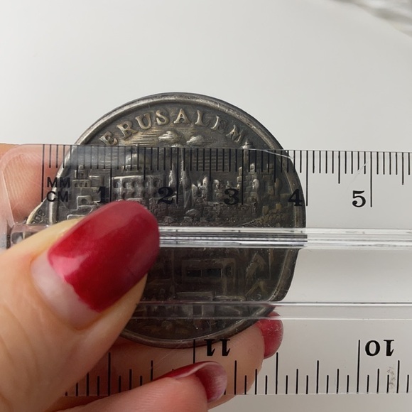 Sterling Silver Pin Clip Vintage Jerusalem - Picture 6 of 13